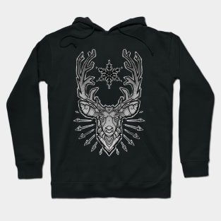 deer head design Hoodie